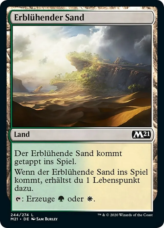 Erblühender Sand kaufen - Core Set 2021 bei TcG Love