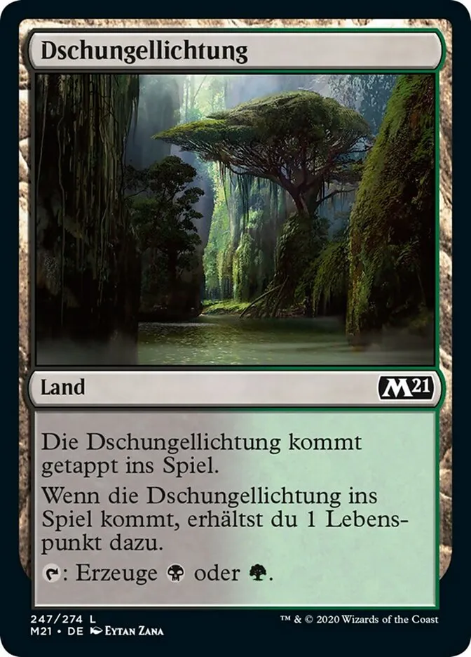 Dschungellichtung kaufen - Core Set 2021 bei TcG Love