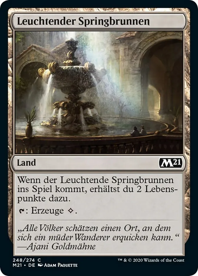Leuchtender Springbrunnen kaufen - Core Set 2021 bei TcG Love