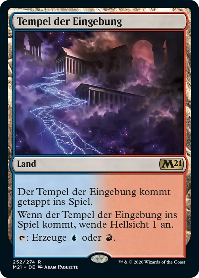 Tempel der Eingebung kaufen - Core Set 2021 bei TcG Love