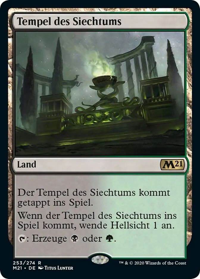 Tempel des Siechtums kaufen - Core Set 2021 bei TcG Love