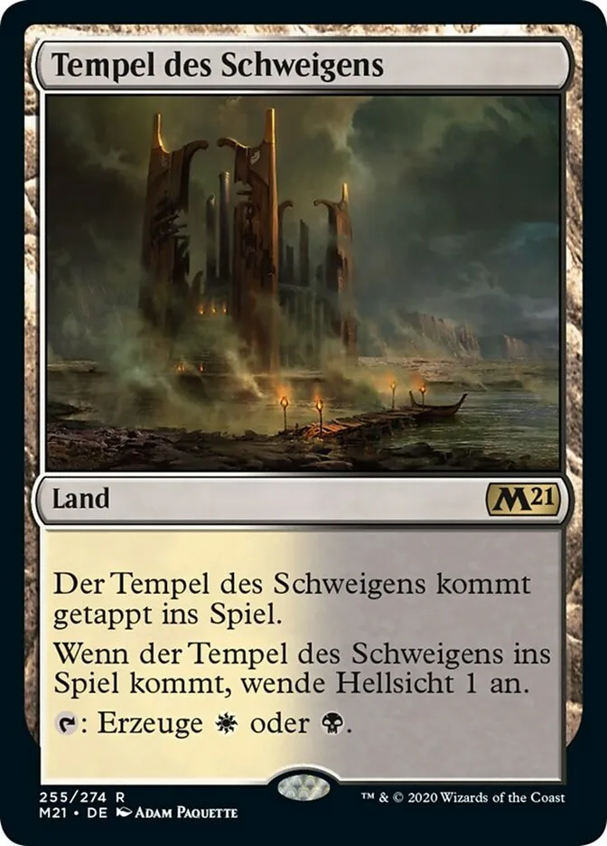 Tempel des Schweigens kaufen - Core Set 2021 bei TcG Love