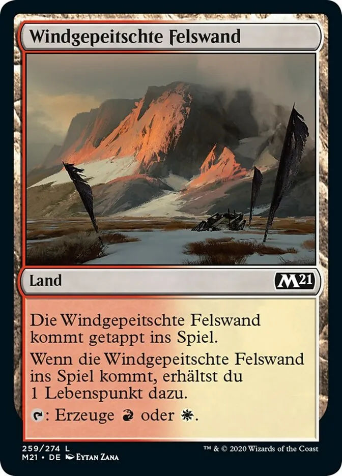Windgepeitschte Felswand kaufen - Core Set 2021 bei TcG Love