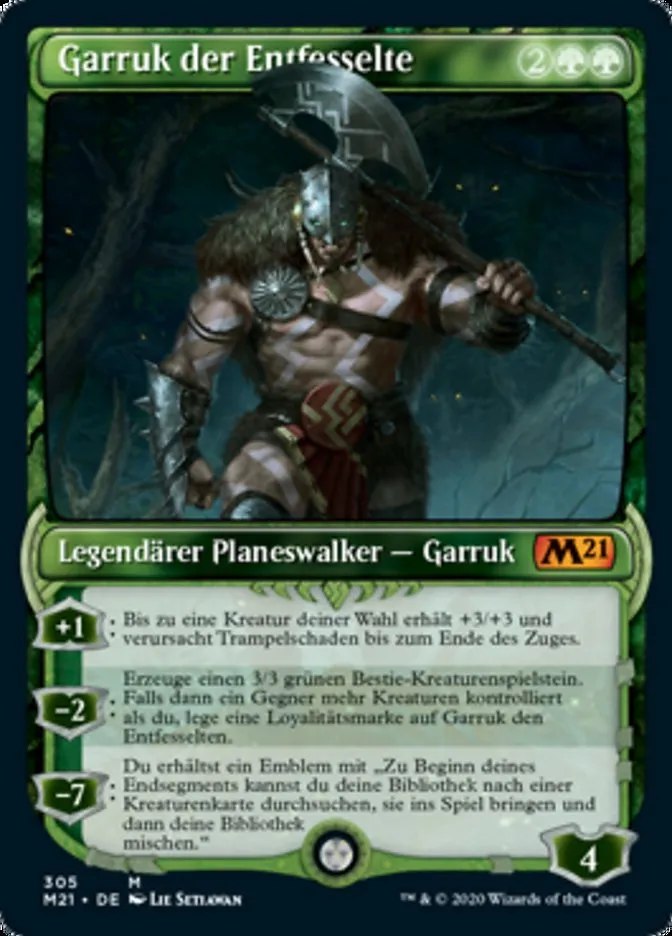 Garruk der Entfesselte kaufen - Core Set 2021 bei TcG Love