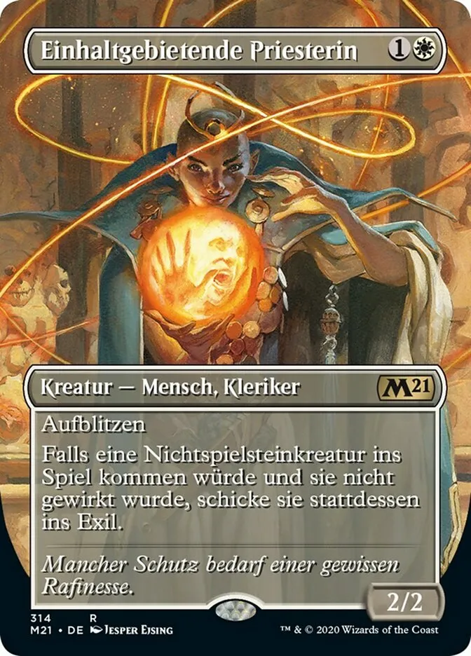Einhaltgebietende Priesterin kaufen - Core Set 2021 bei TcG Love
