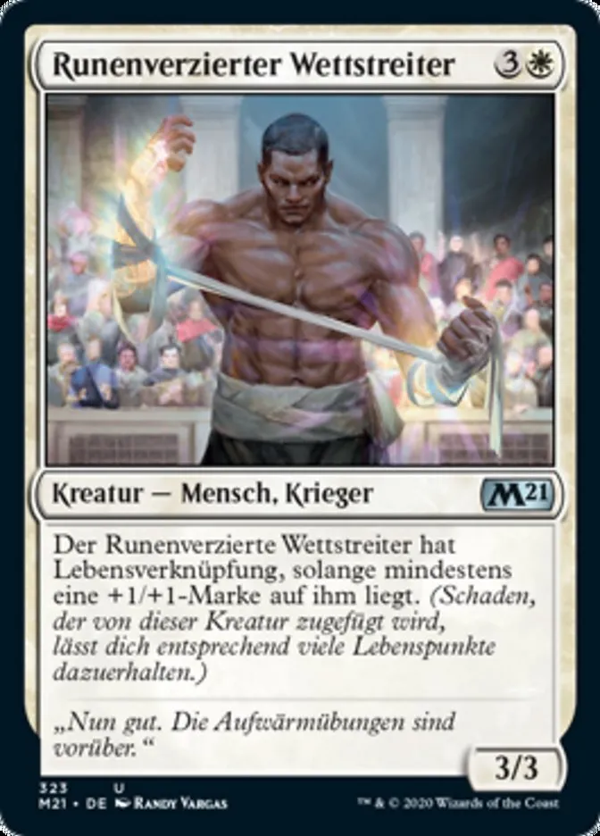 Runenverzierter Wettstreiter kaufen - Core Set 2021 bei TcG Love