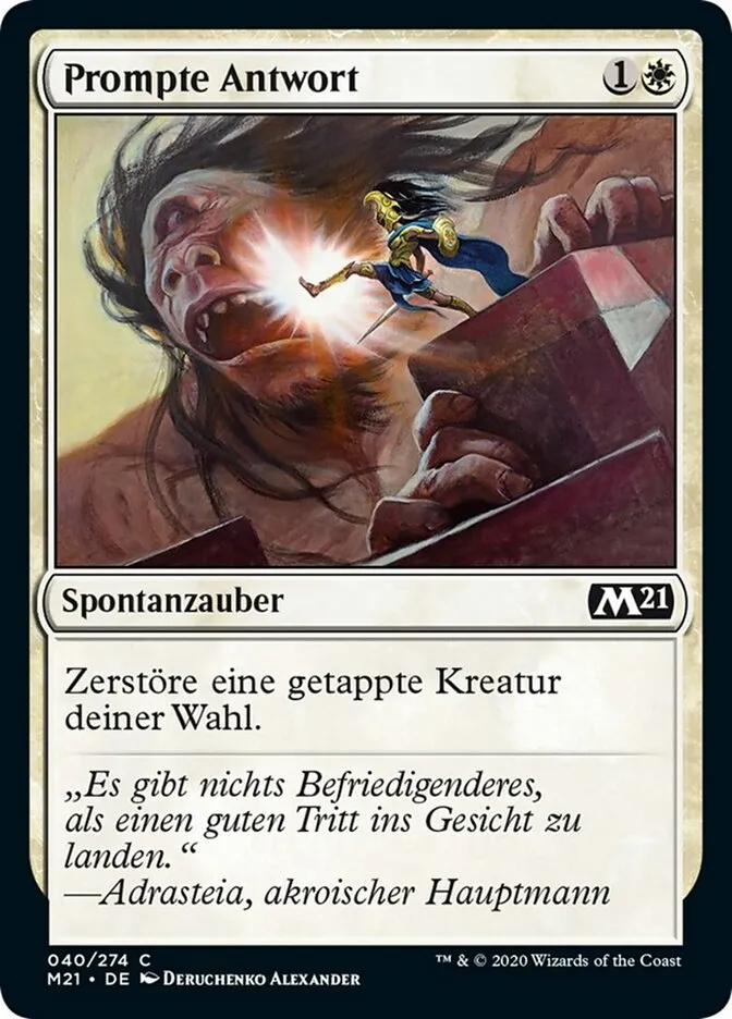 Prompte Antwort kaufen - Core Set 2021 bei TcG Love