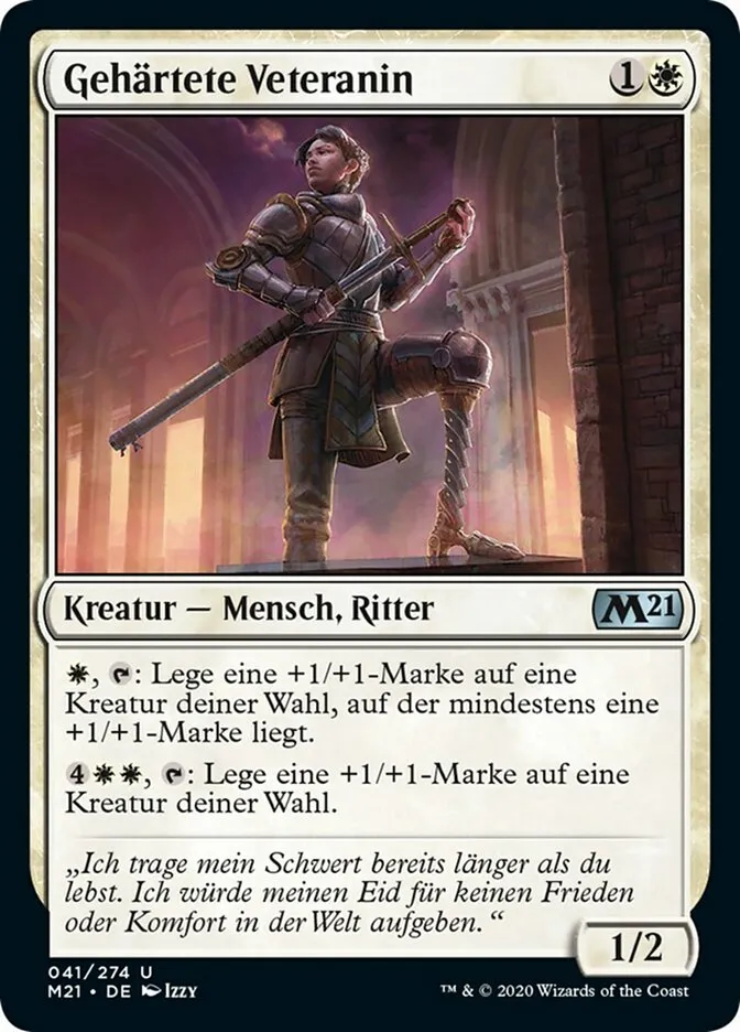 Gehärtete Veteranin kaufen - Core Set 2021 bei TcG Love