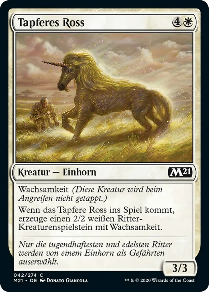 Tapferes Ross kaufen - Core Set 2021 bei TcG Love