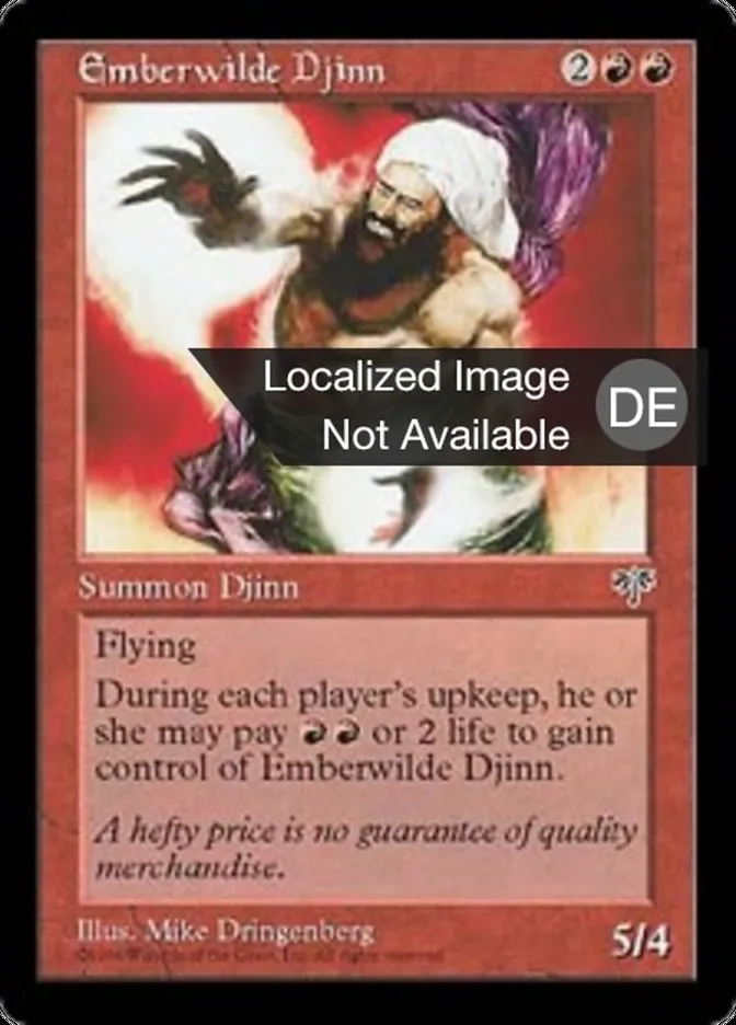 Glutroter Dschinn kaufen - Mirage bei TcG Love