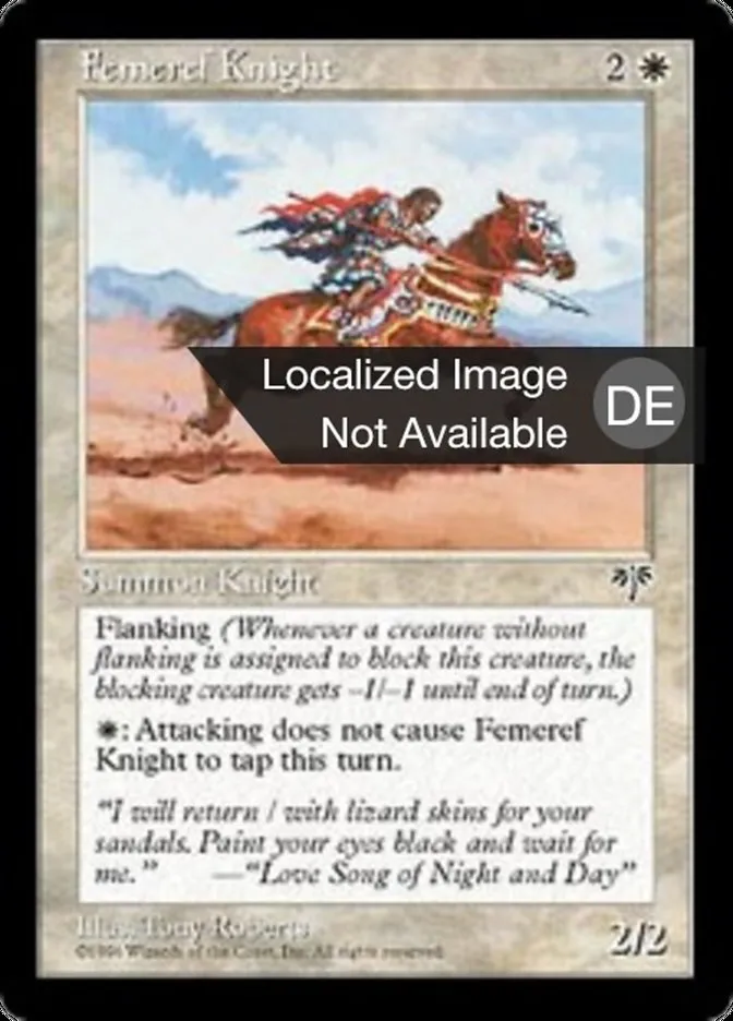 Ritter der Femeref kaufen - Mirage bei TcG Love