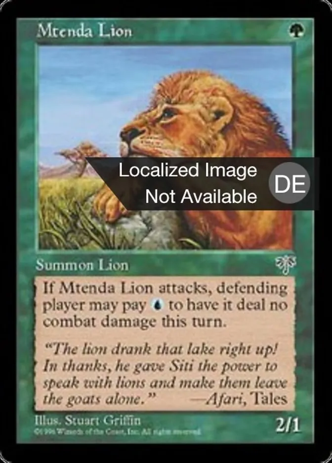 Mtendalöwe kaufen - Mirage bei TcG Love