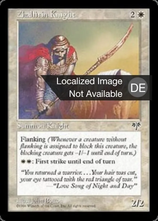 Zhalfirinischer Ritter kaufen - Mirage bei TcG Love