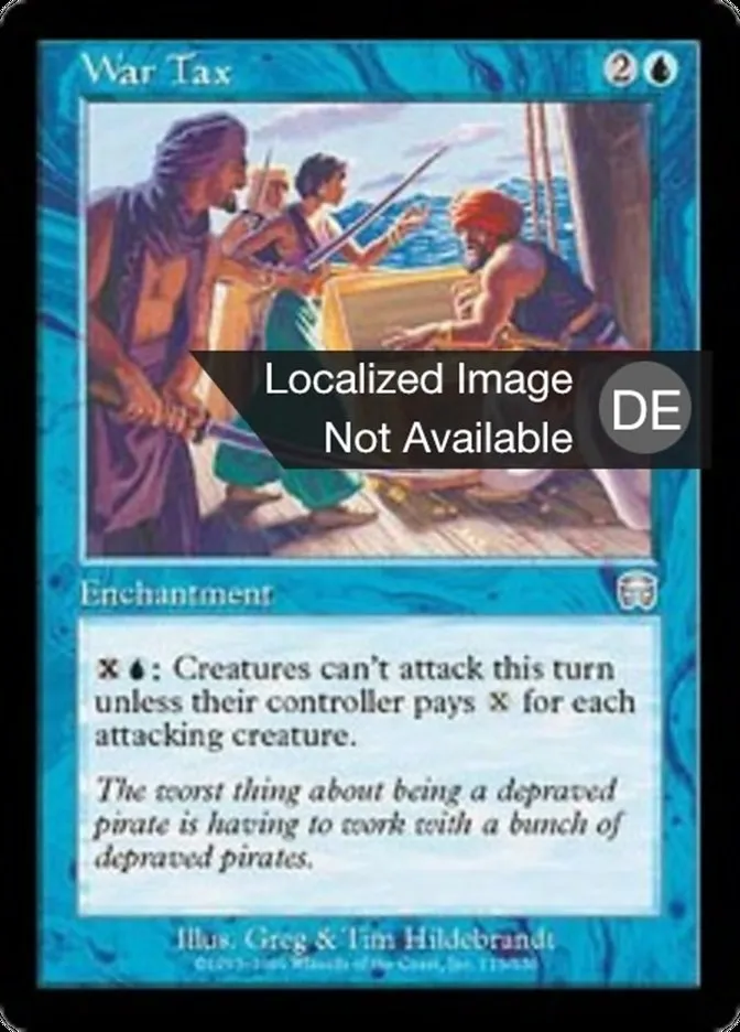 Kriegssteuer kaufen - Mercadian Masques bei TcG Love