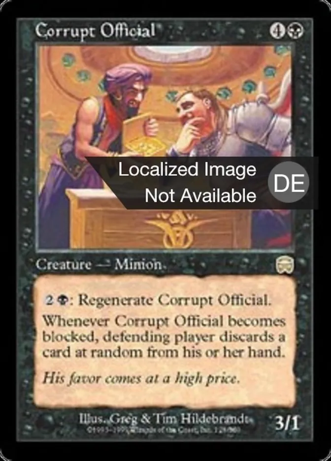 Korrupter Beamter kaufen - Mercadian Masques bei TcG Love