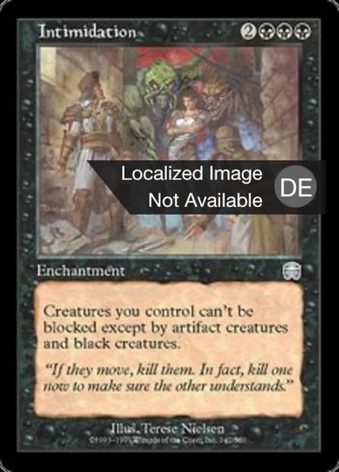 Einschüchterung kaufen - Mercadian Masques bei TcG Love