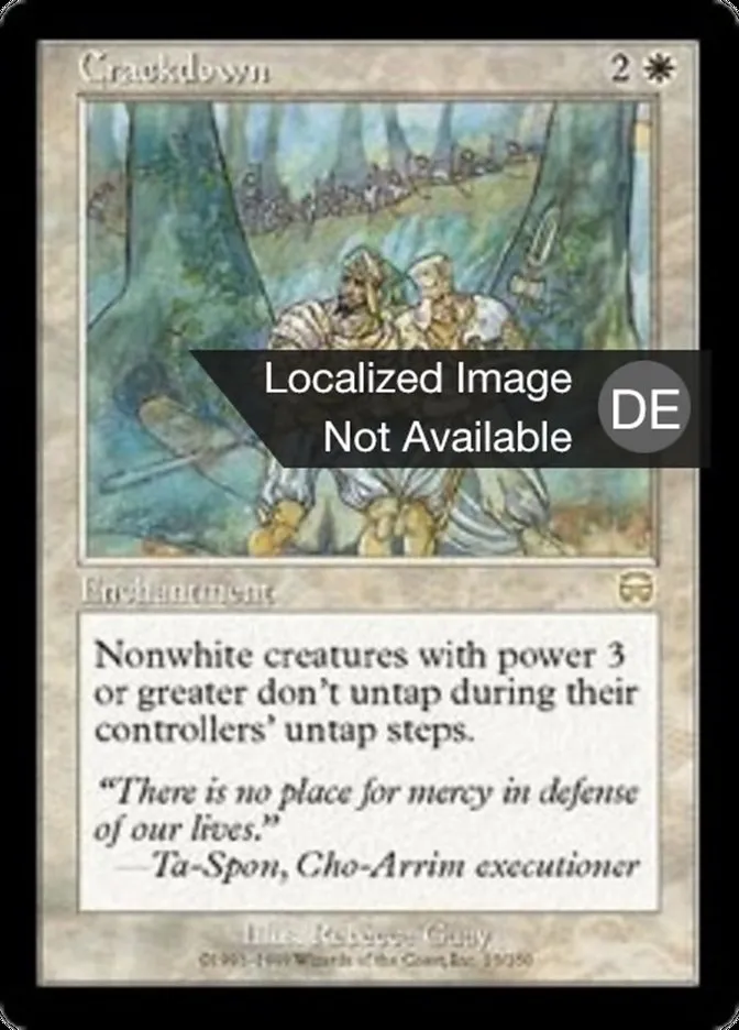 Hartes Durchgreifen kaufen - Mercadian Masques bei TcG Love