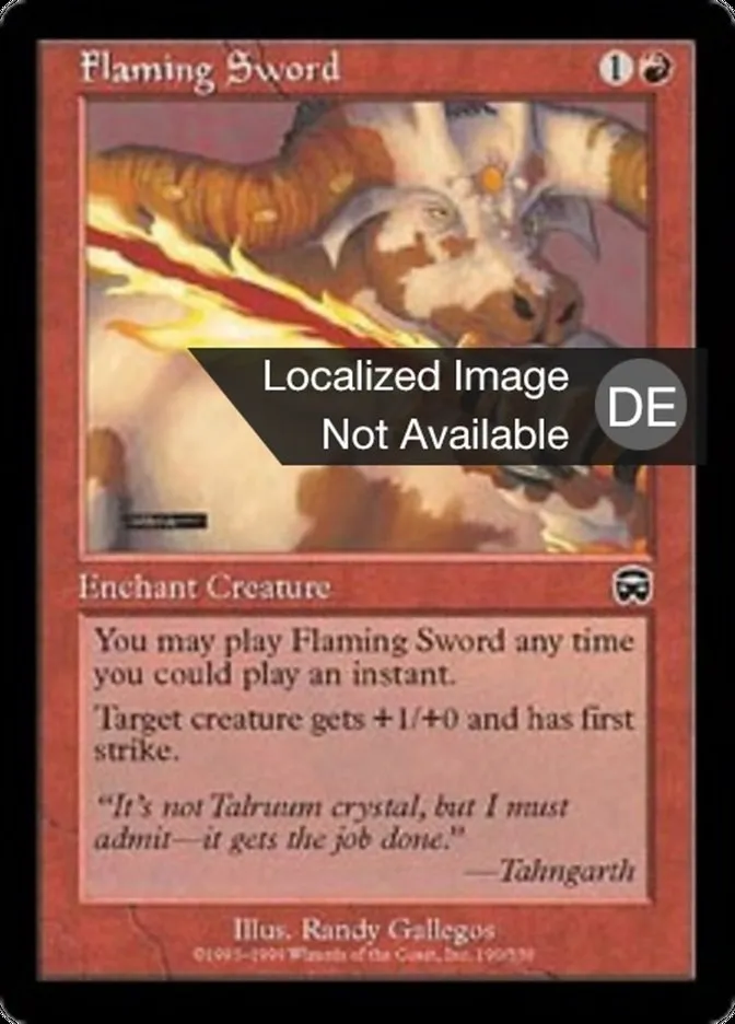 Flammenschwert kaufen - Mercadian Masques bei TcG Love