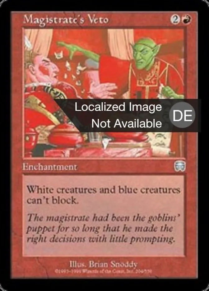 Veto des Magistrats kaufen - Mercadian Masques bei TcG Love