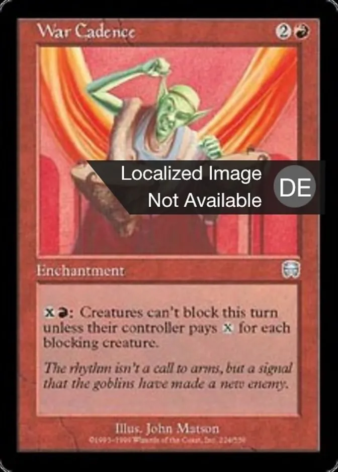 Kriegskadenz kaufen - Mercadian Masques bei TcG Love