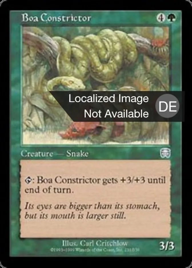 Boa Constrictor kaufen - Mercadian Masques bei TcG Love