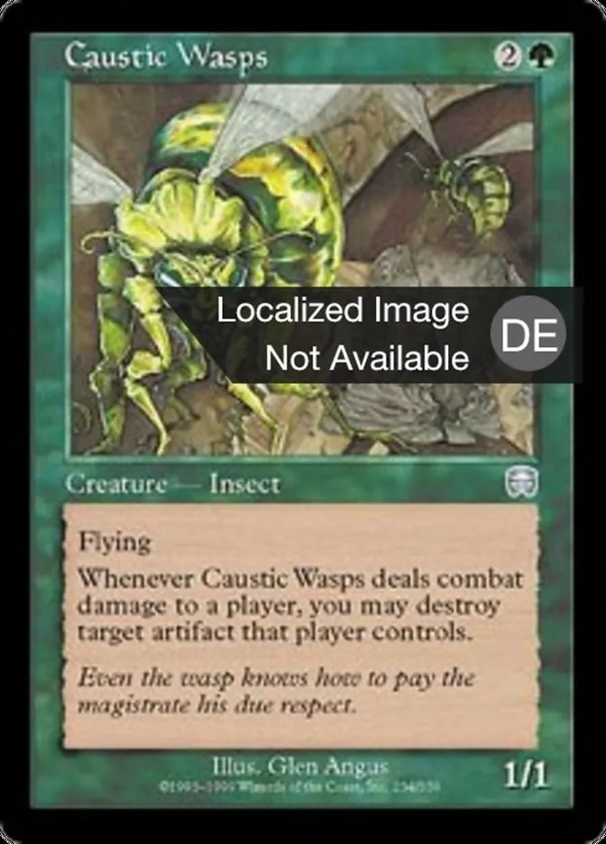 Ätzende Wespen kaufen - Mercadian Masques bei TcG Love