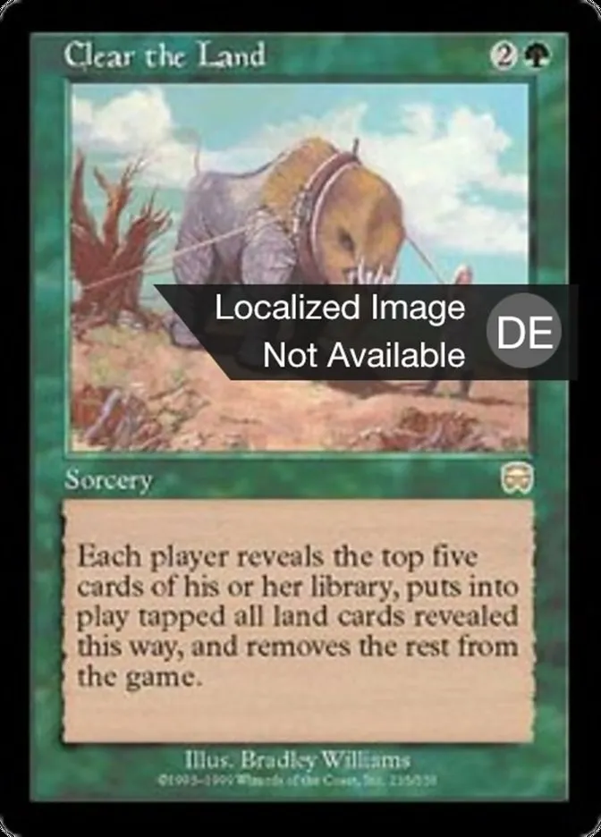 Großflächige Räumung kaufen - Mercadian Masques bei TcG Love