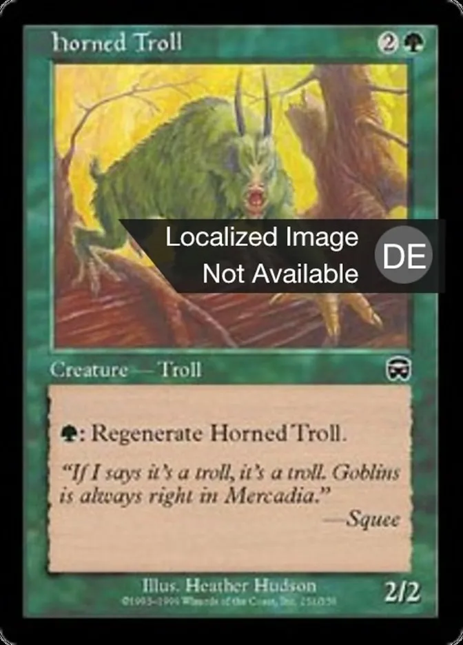 Gehörnter Troll kaufen - Mercadian Masques bei TcG Love