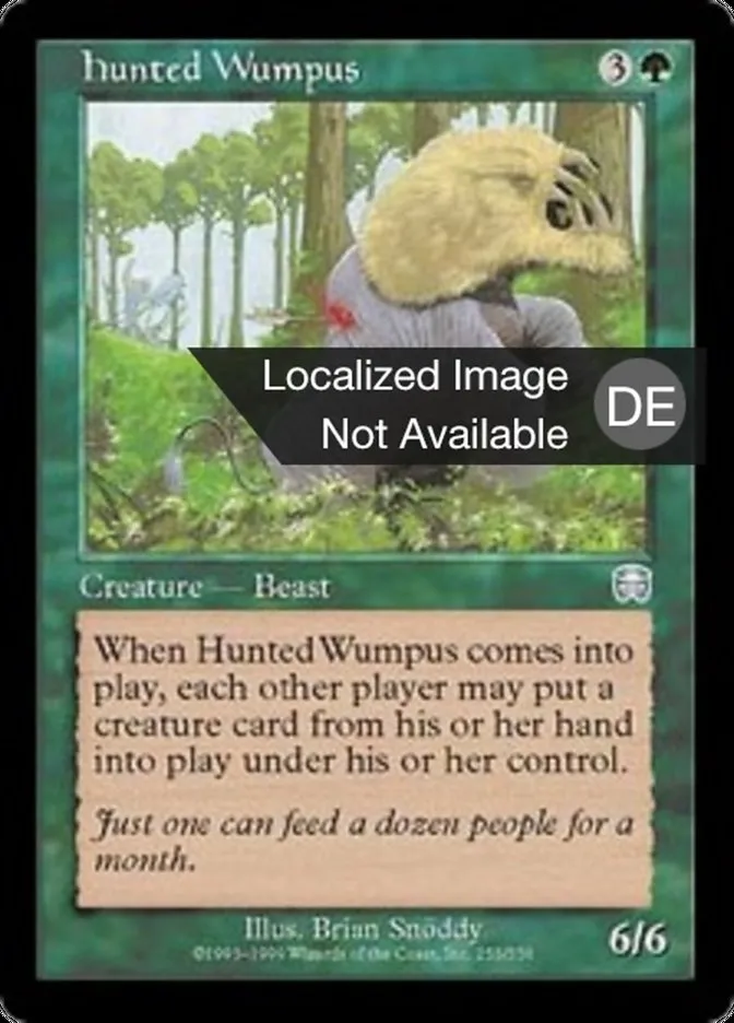 Gejagter Wumpus kaufen - Mercadian Masques bei TcG Love