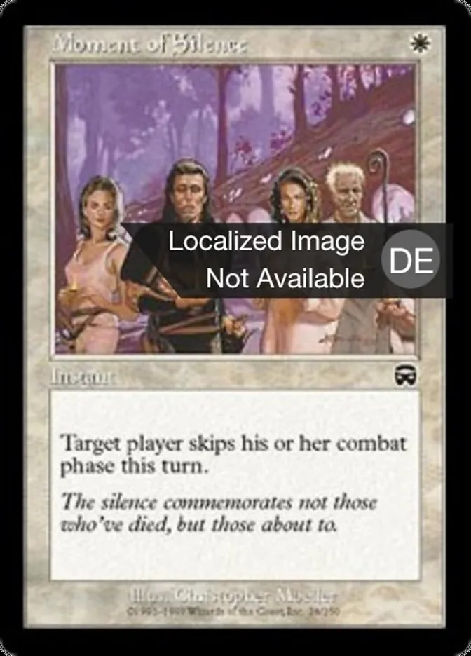 Schweigeminute kaufen - Mercadian Masques bei TcG Love