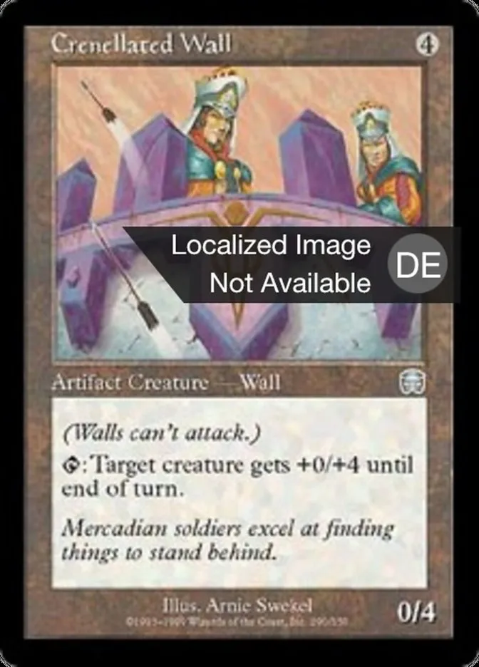 Mauer mit Zinnen kaufen - Mercadian Masques bei TcG Love
