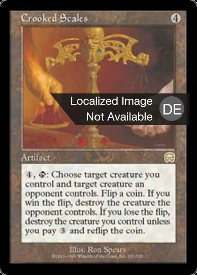 Gezinkte Waagschalen kaufen - Mercadian Masques bei TcG Love