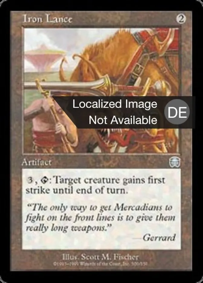 Eiserne Lanze kaufen - Mercadian Masques bei TcG Love
