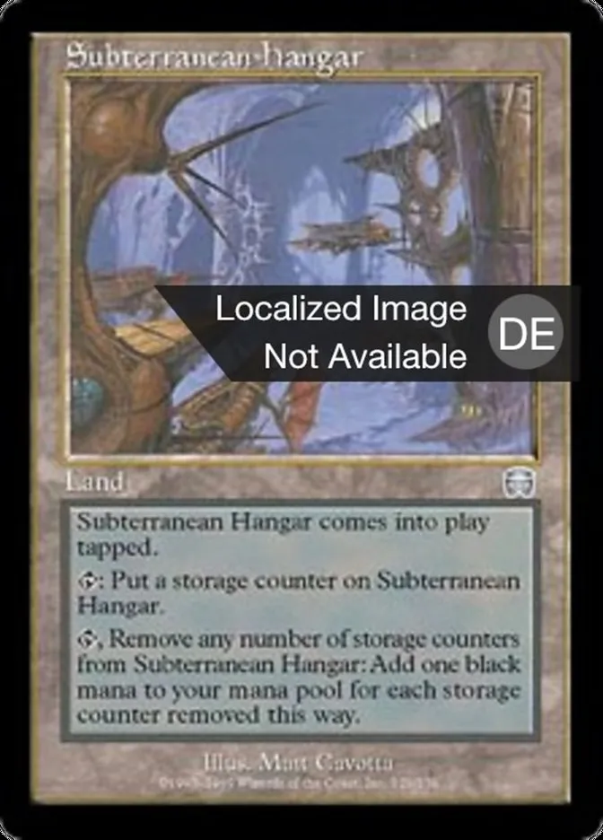 Unterirdischer Hangar kaufen - Mercadian Masques bei TcG Love