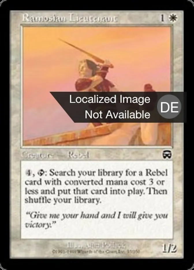 Ramosischer Leutnant kaufen - Mercadian Masques bei TcG Love