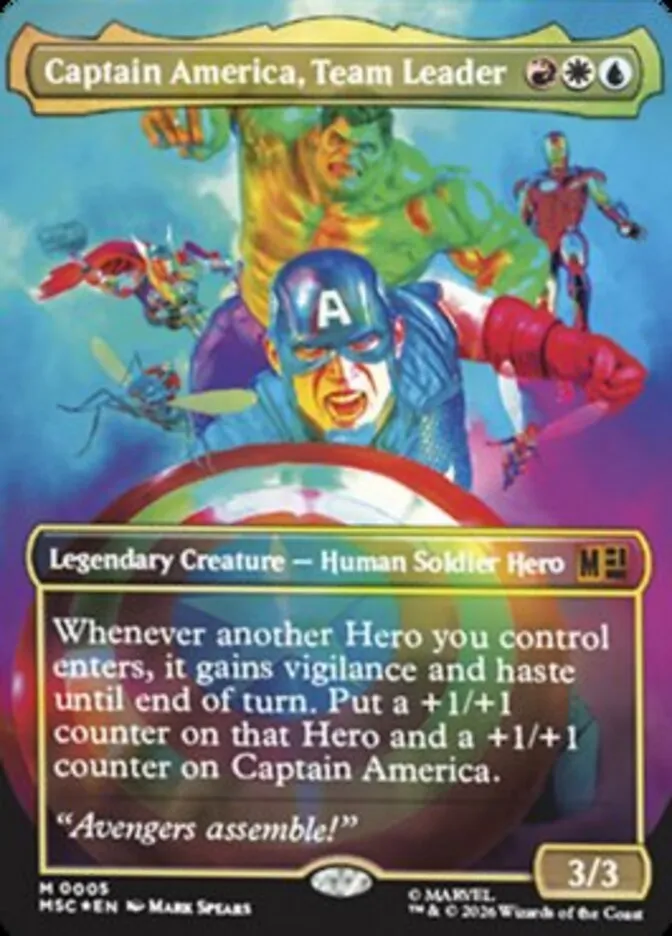 Captain America, Team Leader kaufen - Marvel Super Heroes Commander bei TcG Love