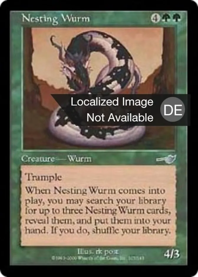 Brütender Wurm kaufen - Nemesis bei TcG Love
