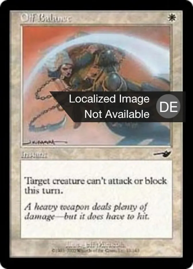 Gleichgewichtsverlust kaufen - Nemesis bei TcG Love