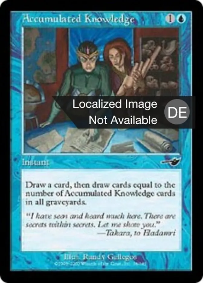 Gesammeltes Wissen kaufen - Nemesis bei TcG Love