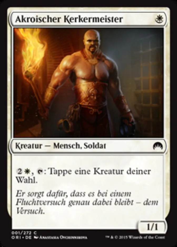 Akroischer Kerkermeister kaufen - Magic Origins bei TcG Love