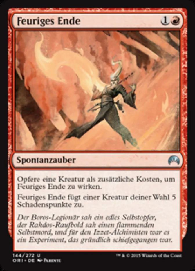 Feuriges Ende kaufen - Magic Origins bei TcG Love