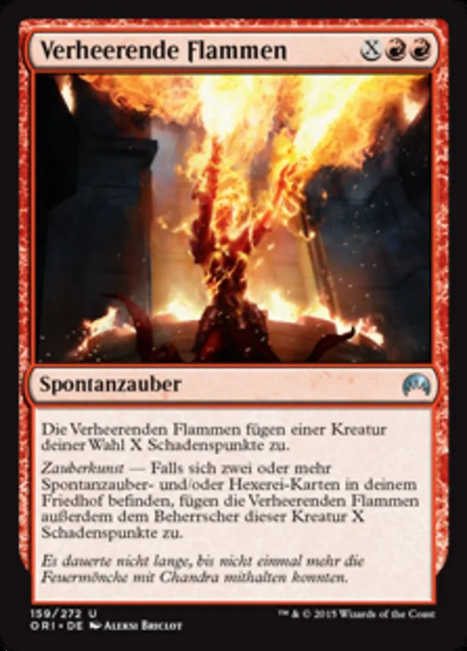 Verheerende Flammen kaufen - Magic Origins bei TcG Love