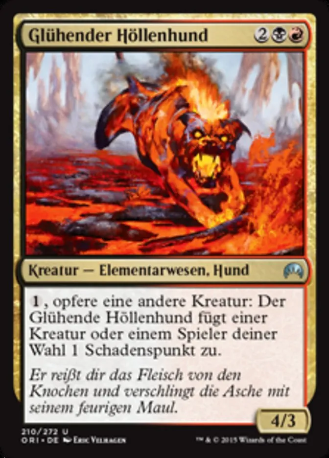 ORI-210-Gl-hender-H-llenhund-de Glühender Höllenhund kaufen - Magic Origins bei TcG Love