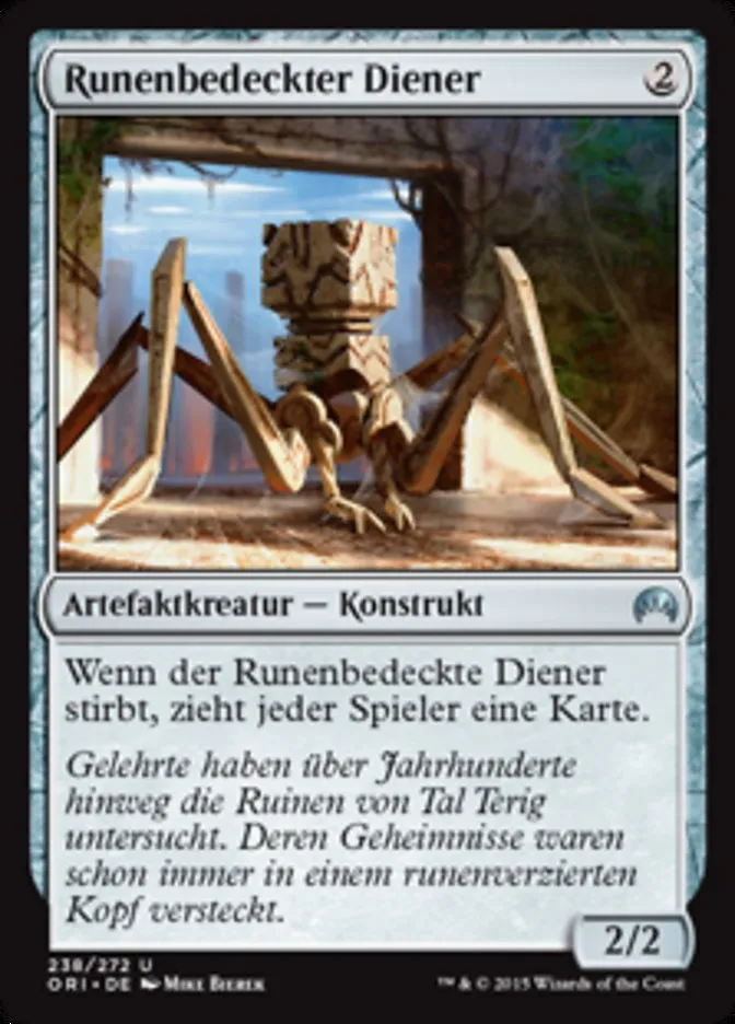 ORI-238-Runenbedeckter-Diener-de Runenbedeckter Diener kaufen - Magic Origins bei TcG Love