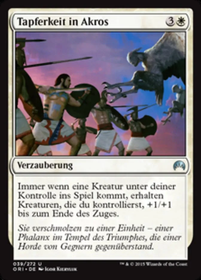 Tapferkeit in Akros kaufen - Magic Origins bei TcG Love