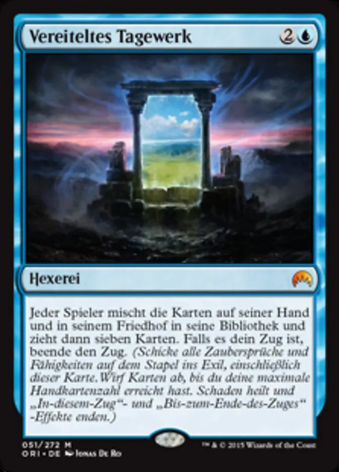ORI-51-Vereiteltes-Tagewerk-de Vereiteltes Tagewerk kaufen - Magic Origins bei TcG Love