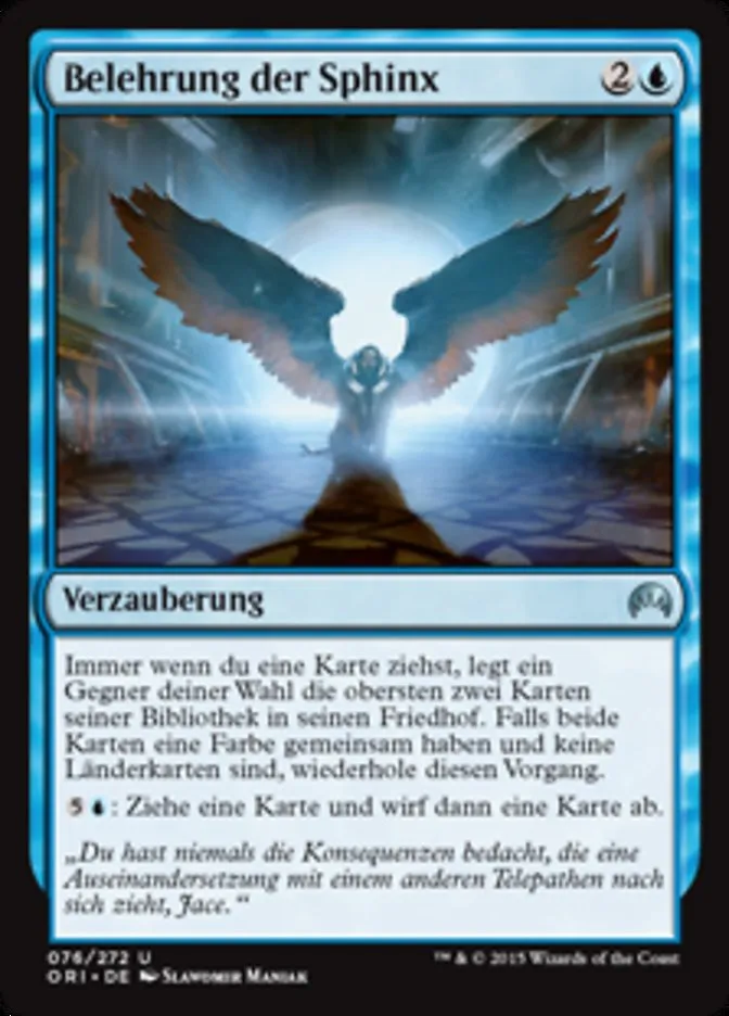 Belehrung der Sphinx kaufen - Magic Origins bei TcG Love