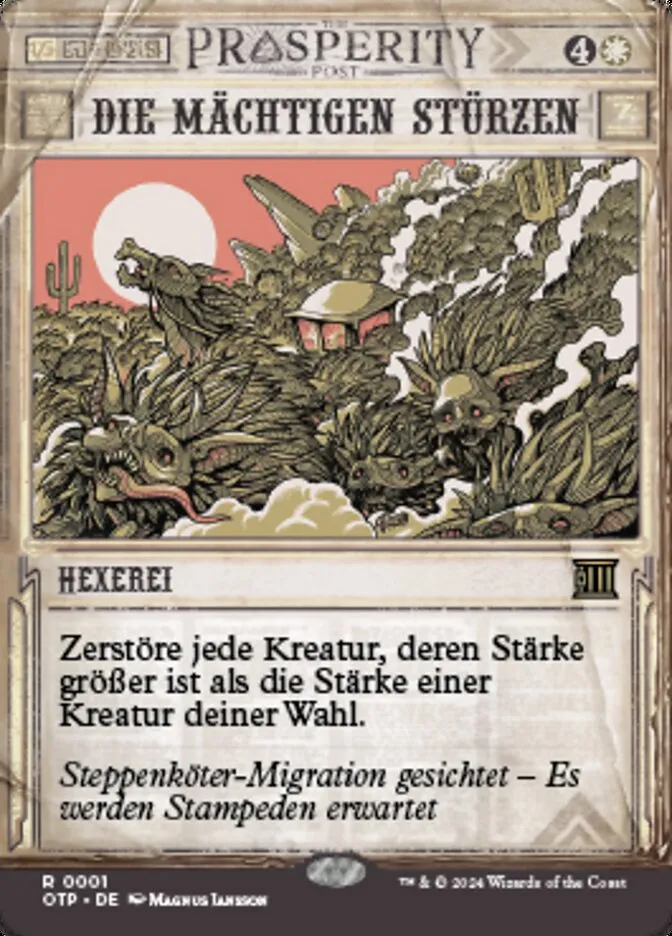 Die Mächtigen stürzen kaufen - Breaking News bei TcG Love