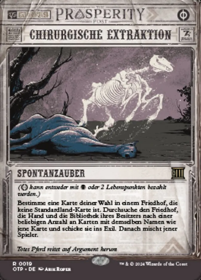 Chirurgische Extraktion kaufen - Breaking News bei TcG Love