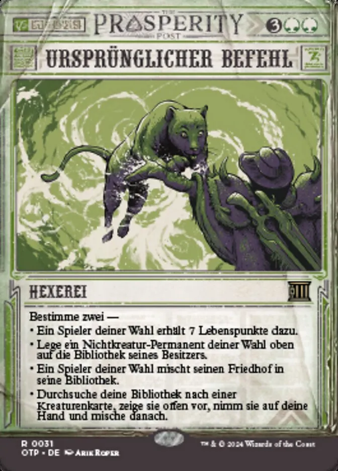 Ursprünglicher Befehl kaufen - Breaking News bei TcG Love
